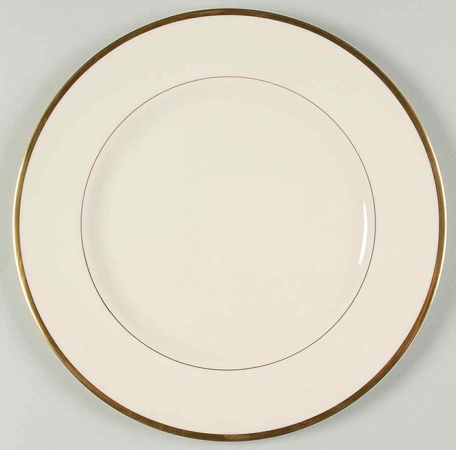 Gold Bracelet (Ivory Background) Service Plate (Charger) by Pickard-1