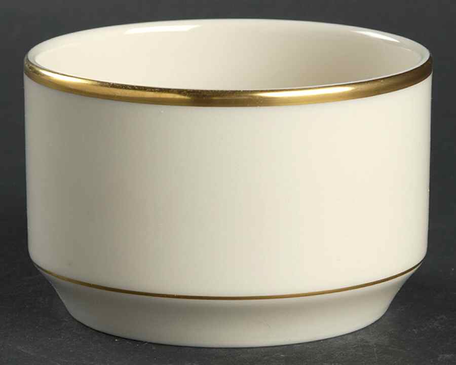 Gold Bracelet (Ivory Background) Open Sugar Bowl by Pickard-1