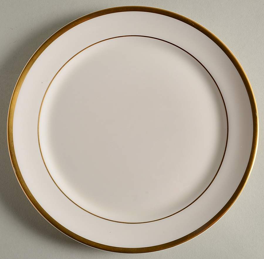 Gold Bracelet (Ivory Background) Salad Plate by Pickard-1