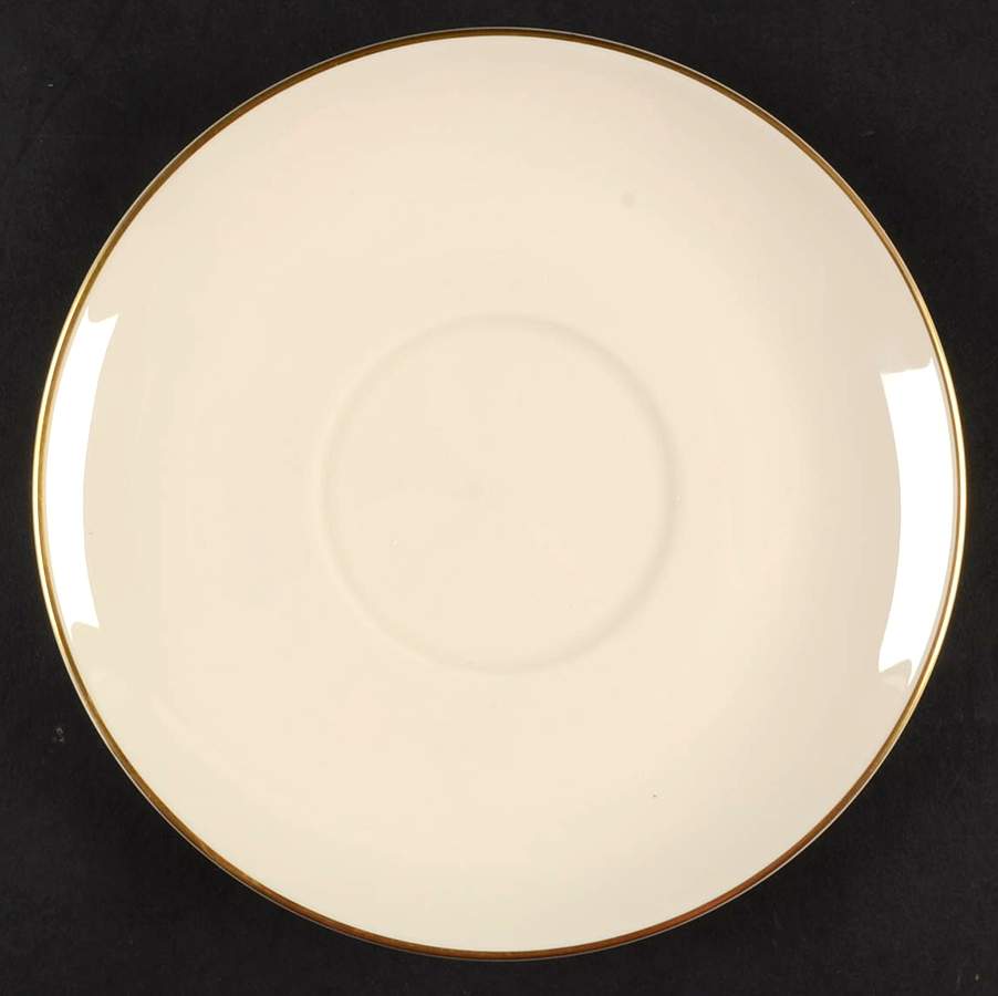 Gold Horizon Saucer for Footed Cream Soup Bowl by Pickard-1