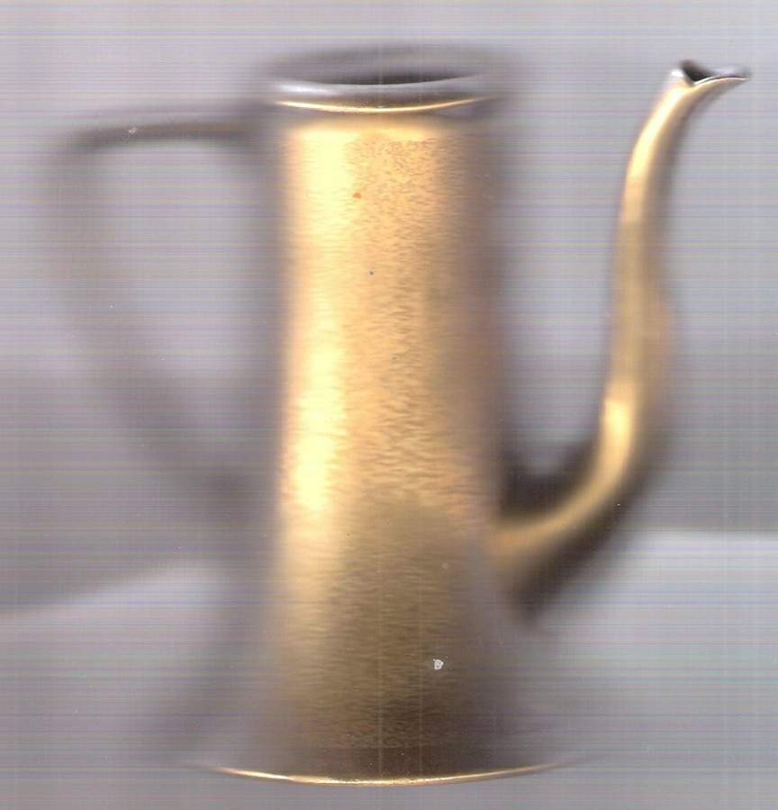 Gold Individual Coffee Pot No Lid by Pickard-1