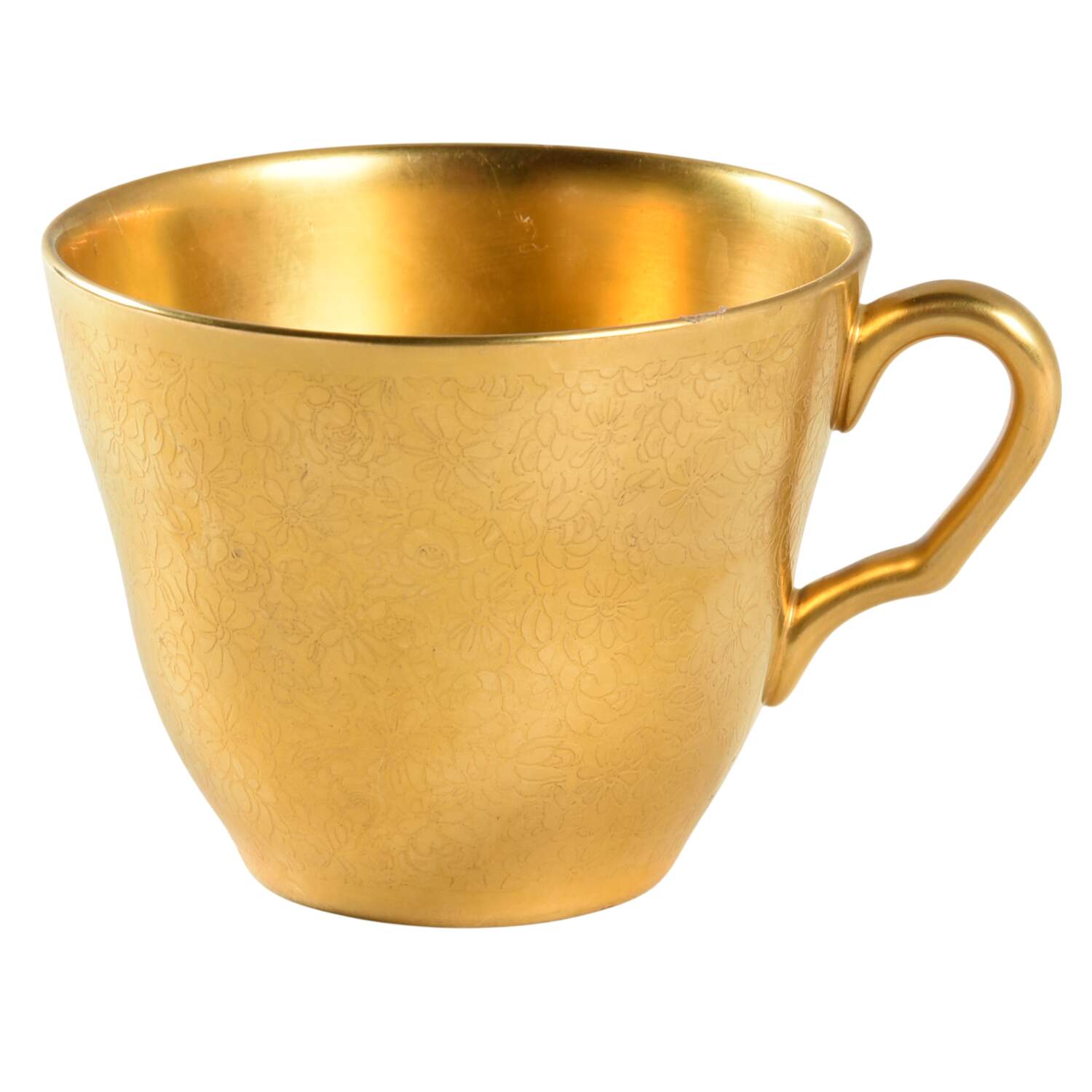 Gold Flat Cup by Pickard-1
