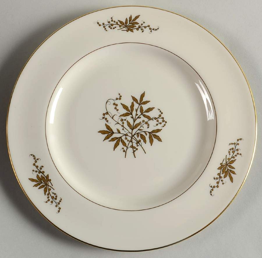 Golden Magic Salad Plate by Pickard-1