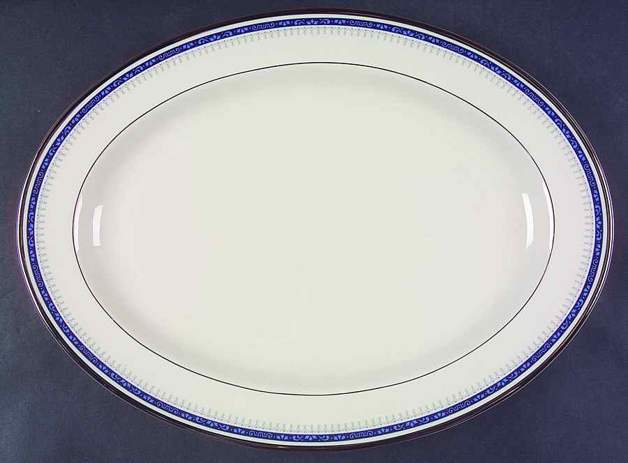 Grace 14" Oval Serving Platter by Pickard-1