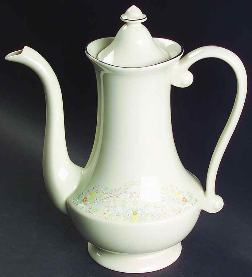 Heirloom Tea/Coffee Pot & Lid by Pickard-1
