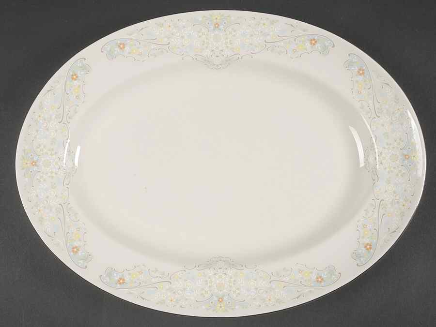 Heirloom 12" Oval Serving Platter by Pickard-1