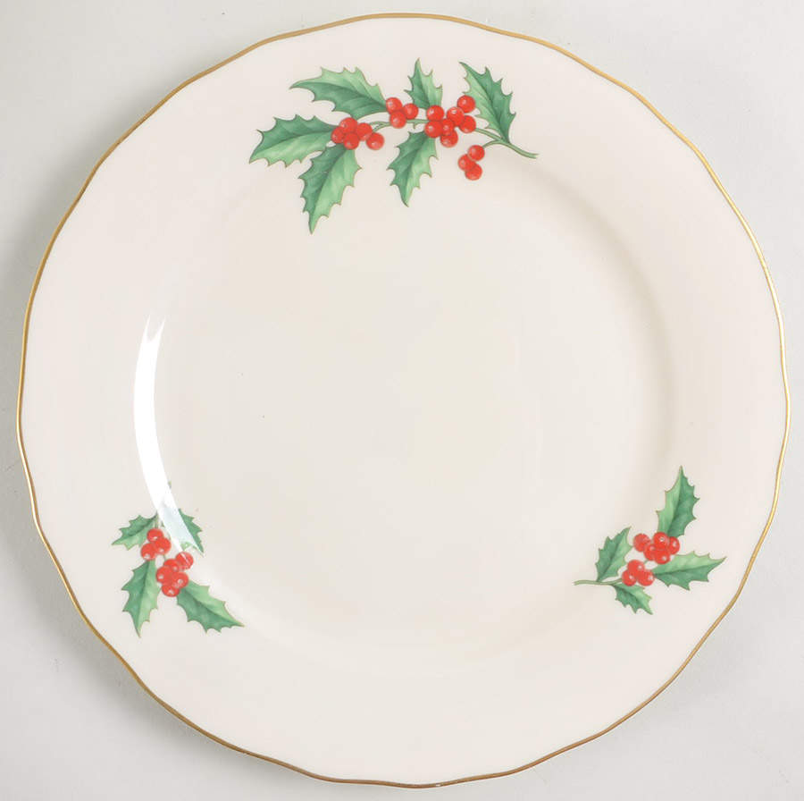 Holly Luncheon Plate by Pickard-1