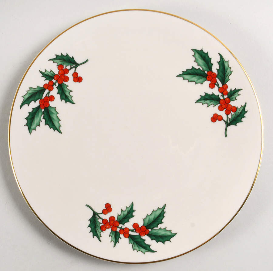 Holly Luncheon Plate by Pickard-1