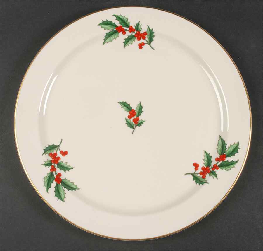 Holly 12" Chop Plate (Round Platter) by Pickard-1