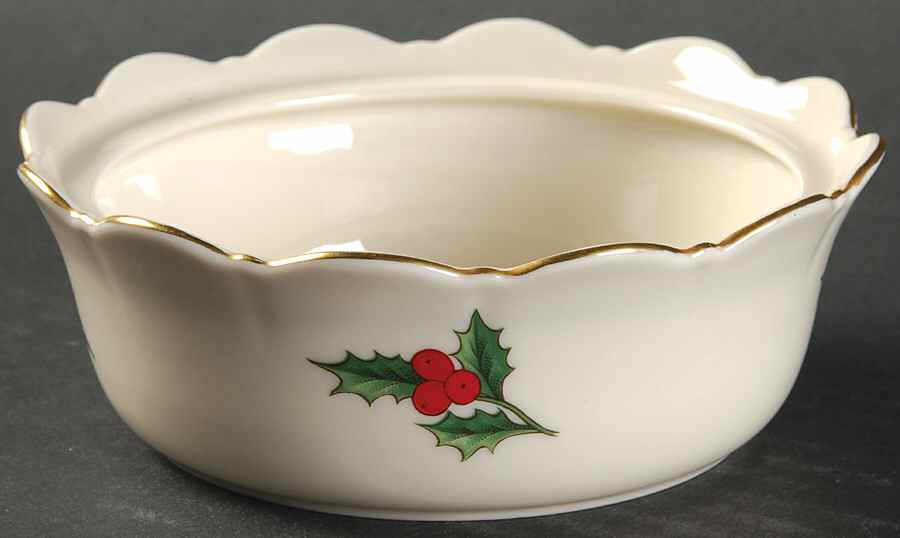 Holly Small Candy Box, No Lid by Pickard-1