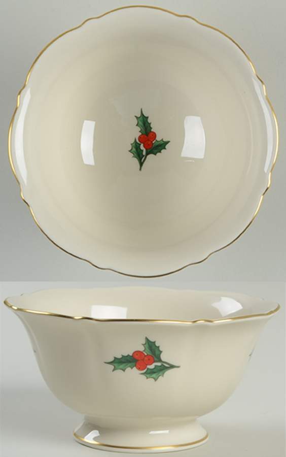 Holly 5" Footed Bowl by Pickard-1