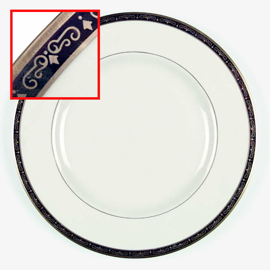 Illusion Dinner Plate by Pickard-1