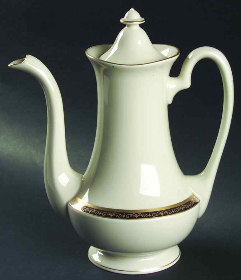 Illusion Tea/Coffee Pot & Lid by Pickard-1