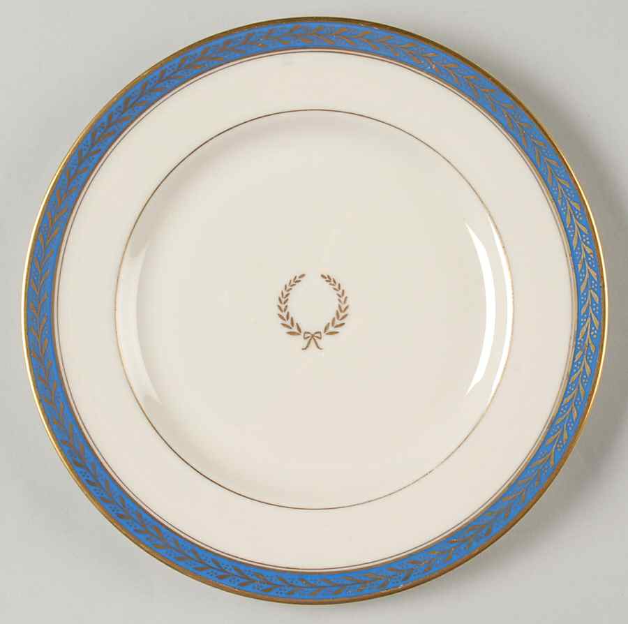 Josephine Blue Salad Plate by Pickard-1