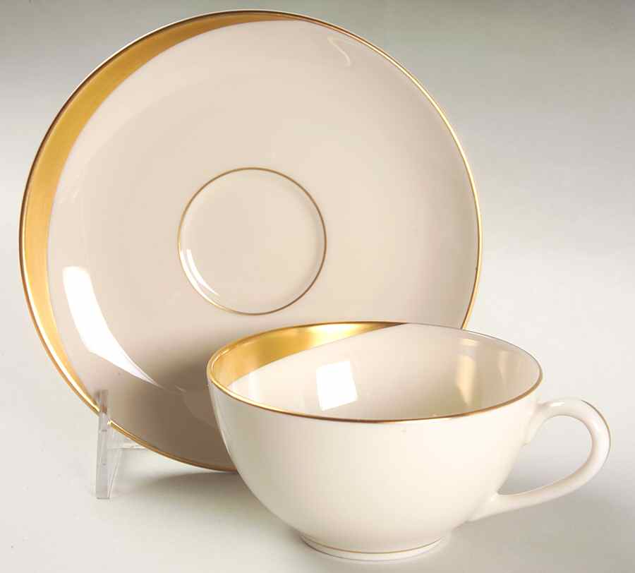 Jubilee Flat Cup & Saucer Set by Pickard-1