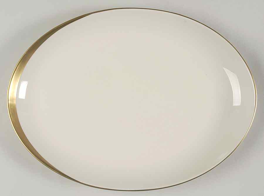 Jubilee 12" Oval Serving Platter by Pickard-1