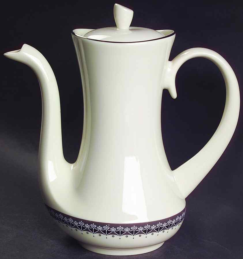 Kimberly Coffee Pot & Lid by Pickard-1
