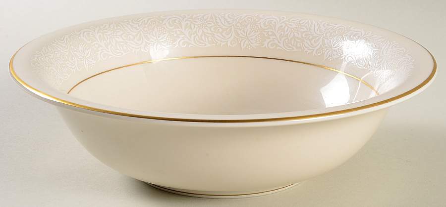 Lace 9" Round Vegetable Bowl by Pickard-1