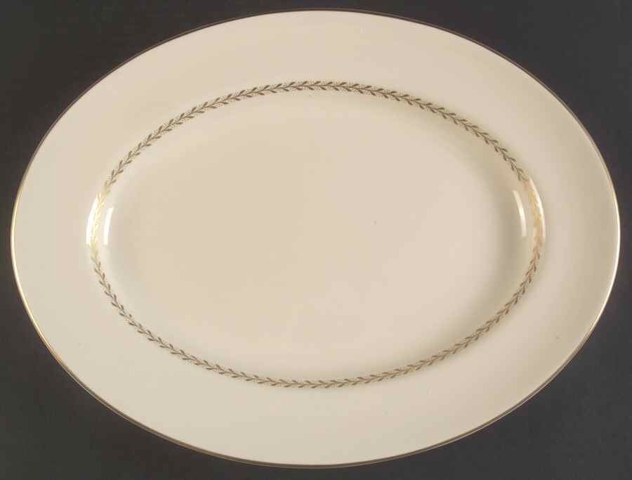 Laurel 15" Oval Serving Platter by Pickard-1