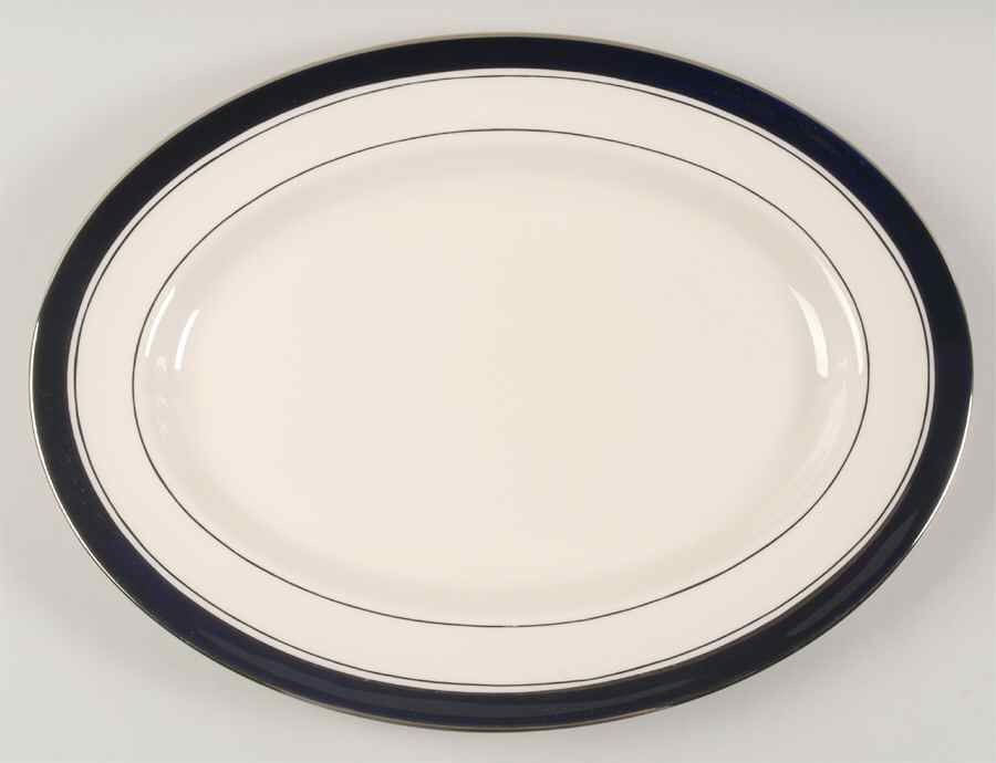 Lincoln 15" Oval Serving Platter by Pickard-1