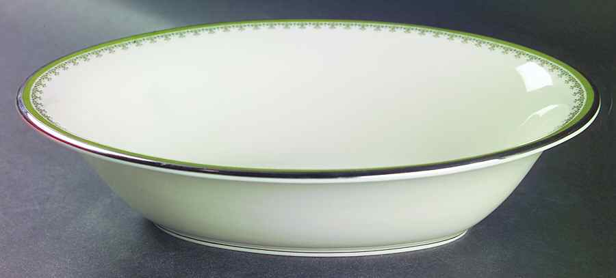 Marquis 9" Oval Vegetable Bowl by Pickard-1