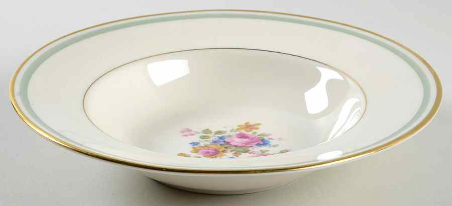 Marguerite Rim Soup Bowl by Pickard-1
