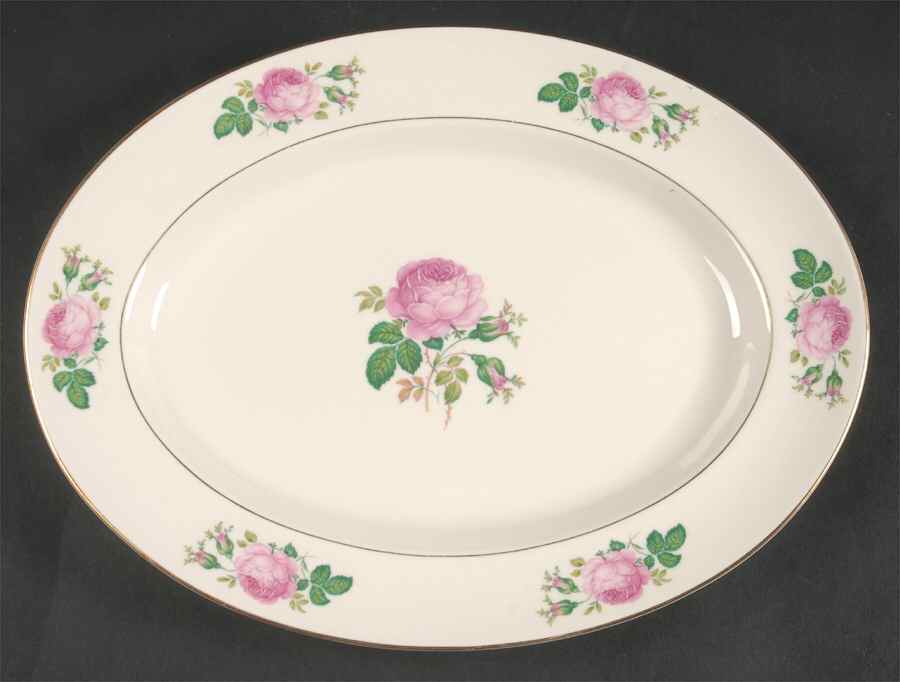 Maria 12" Oval Serving Platter by Pickard-1