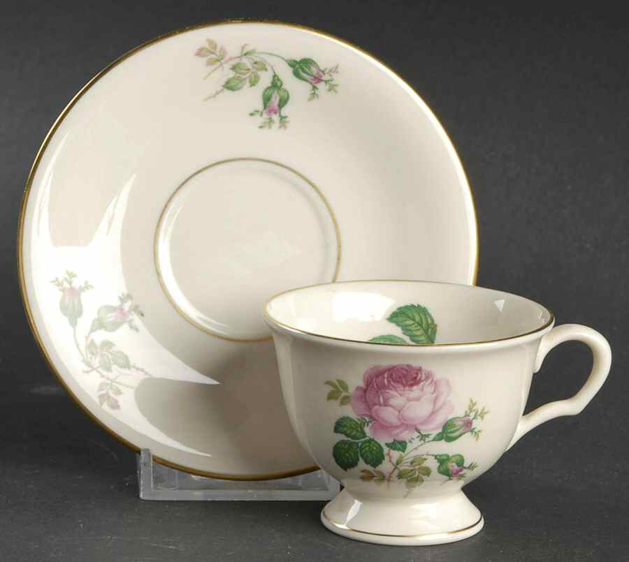 Maria Footed Demitasse Cup & Saucer Set by Pickard-1
