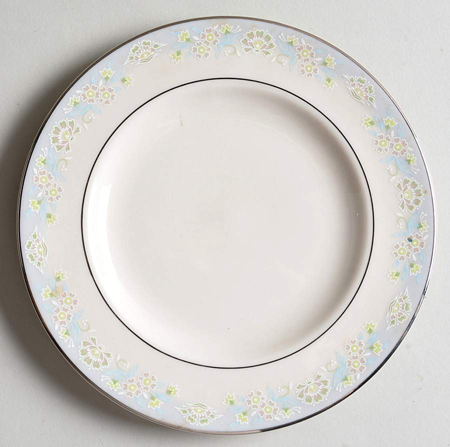 Misty Garden Salad Plate by Pickard-1