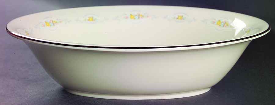 Minuet 9" Oval Vegetable Bowl by Pickard-1