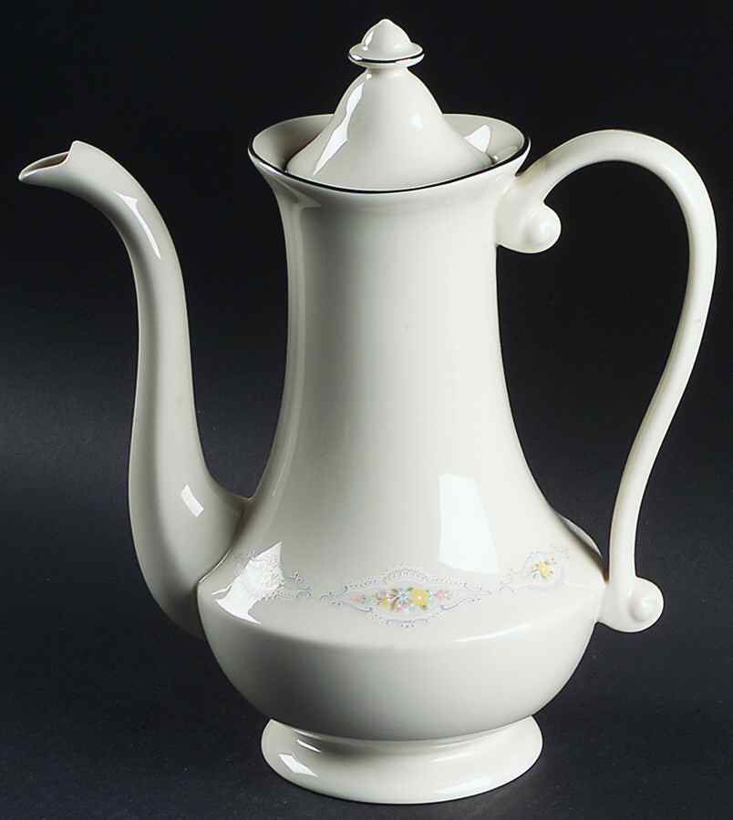 Minuet Coffee Pot & Lid by Pickard-1