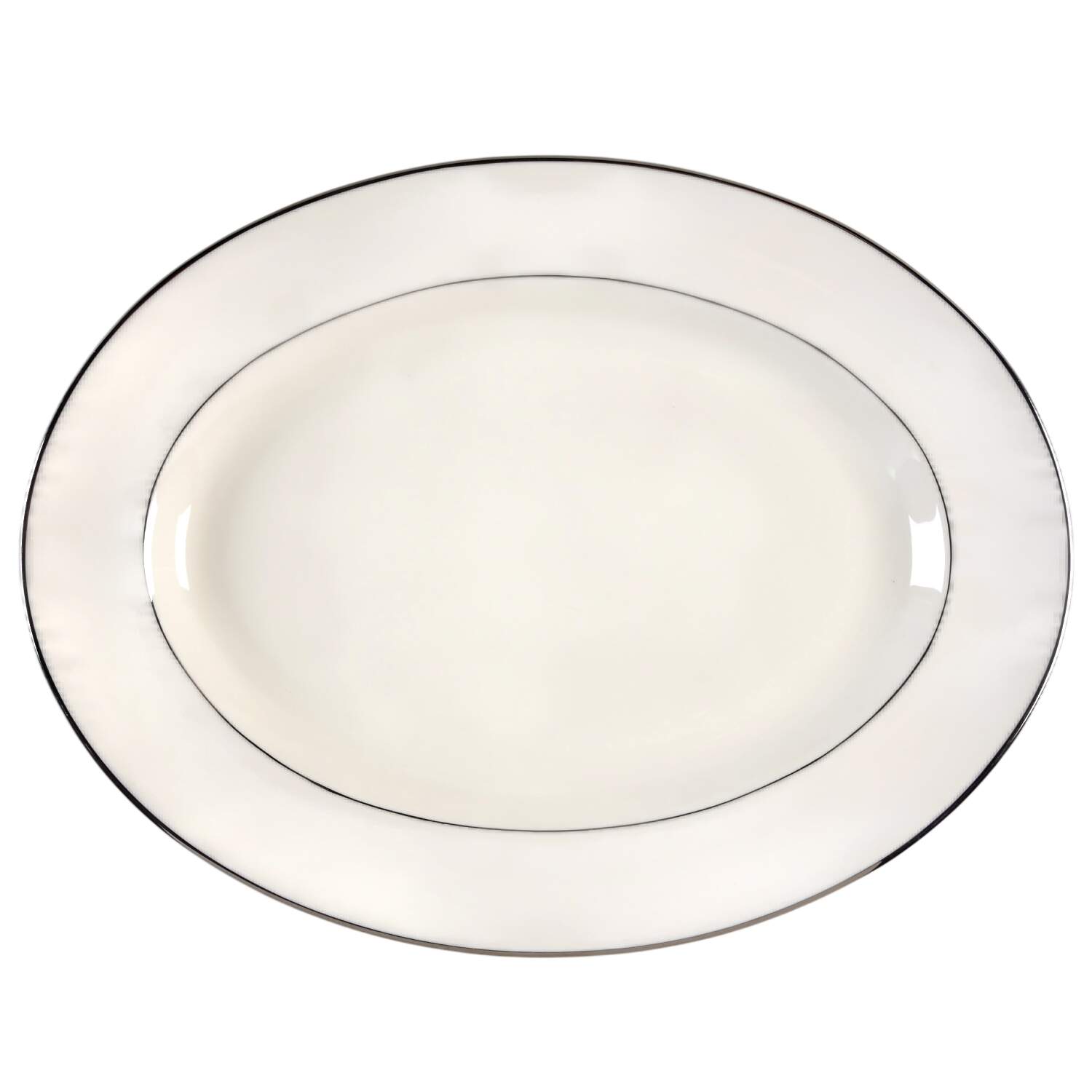 Mist 12" Oval Serving Platter by Pickard-1