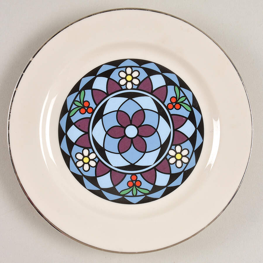 Mosaic Bread & Butter Plate by Pickard-1