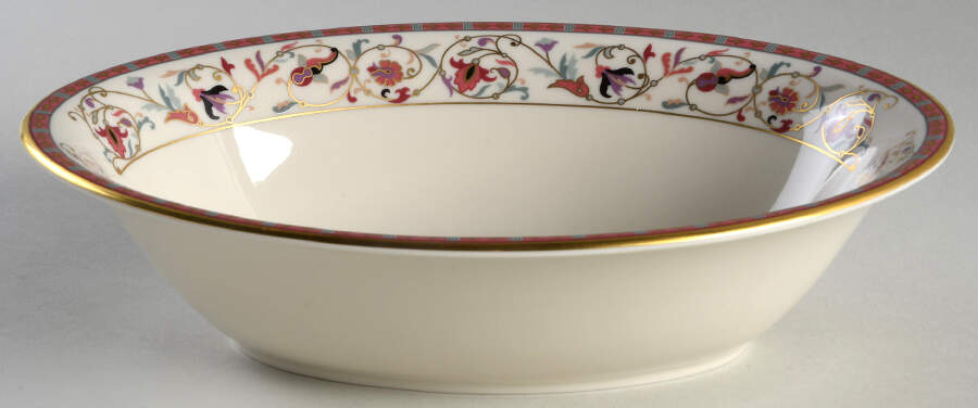 Natasha 9" Oval Vegetable Bowl by Pickard-1