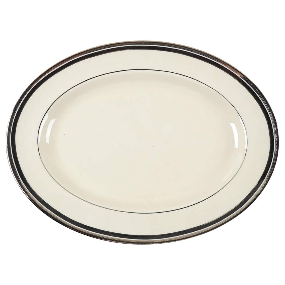 Nocturne 15" Oval Serving Platter by Pickard-1