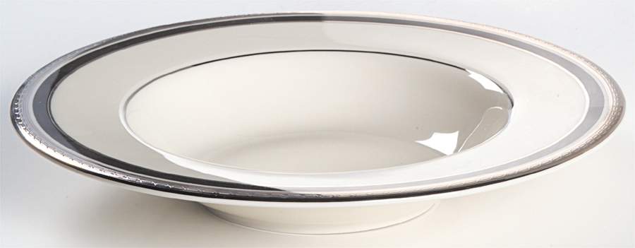 Nocturne Rim Soup Bowl by Pickard-1