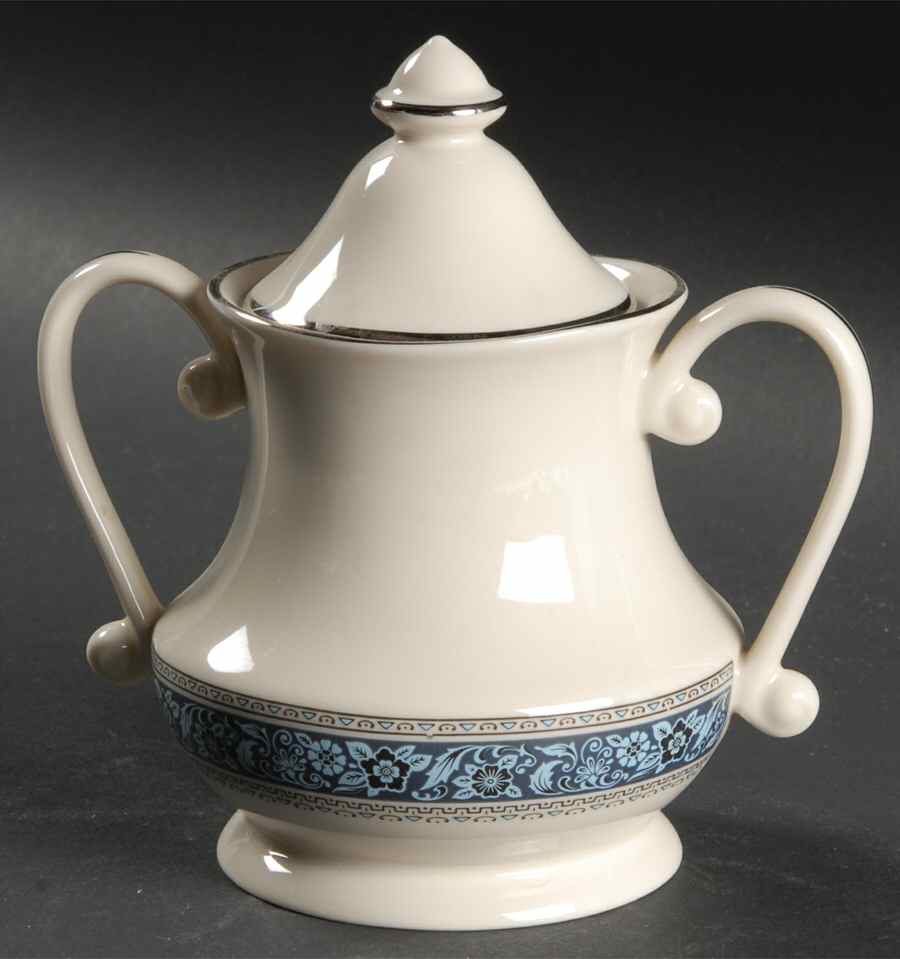 Overture Sugar Bowl & Lid by Pickard-1