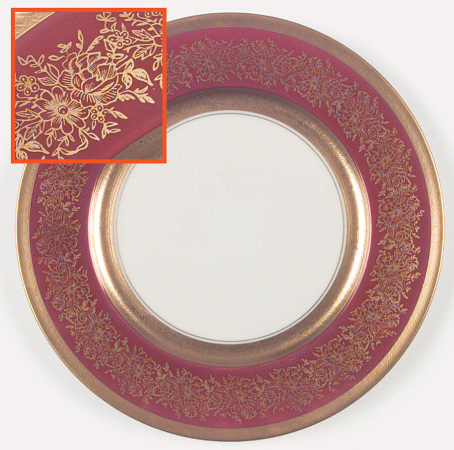 P472-13 Dinner Plate by Pickard-1