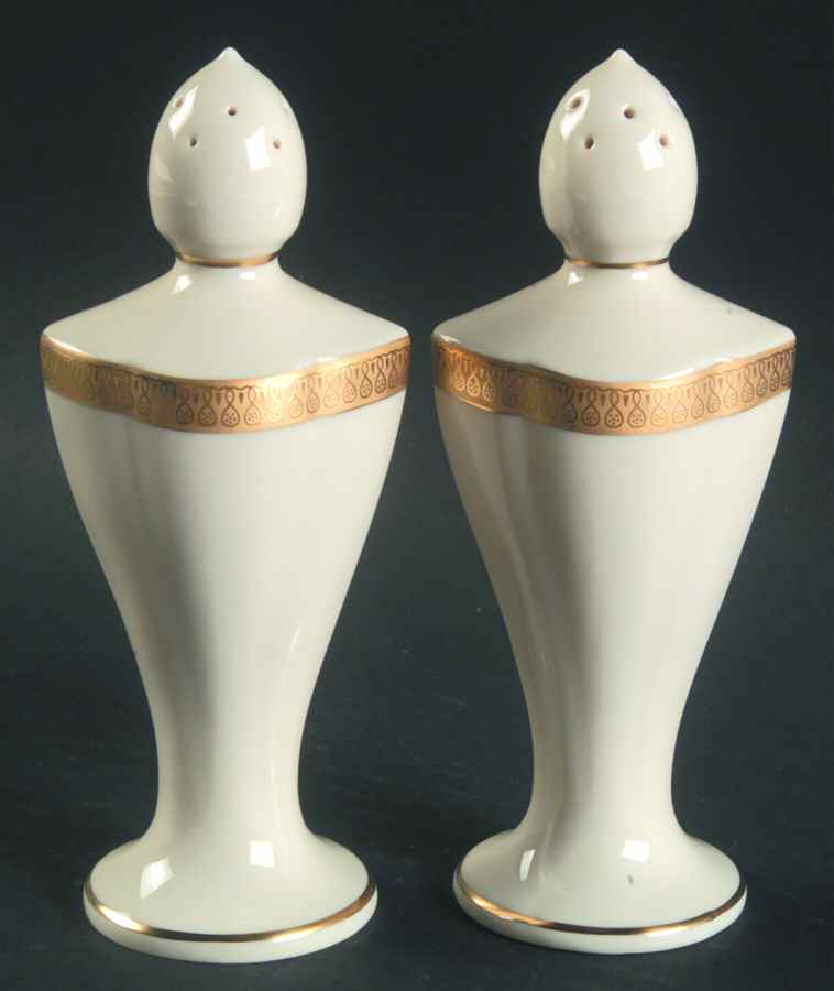 Palace (Ivory Background) Salt & Pepper Set by Pickard-1