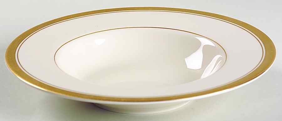 Palace (Ivory Background) Rim Soup Bowl by Pickard-1