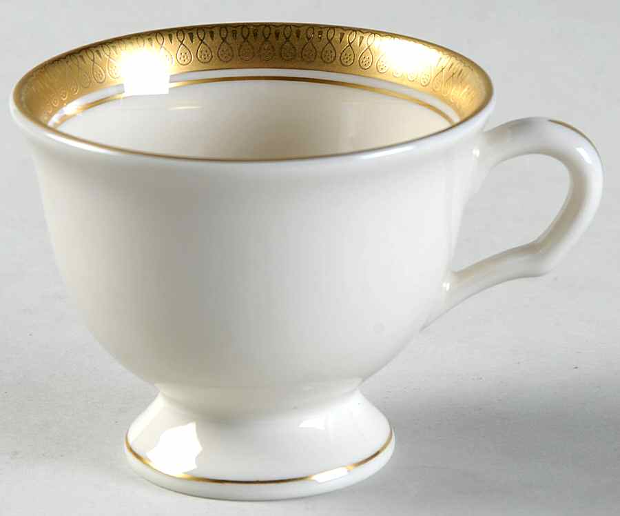 Palace (Ivory Background) Footed Demitasse Cup by Pickard-1