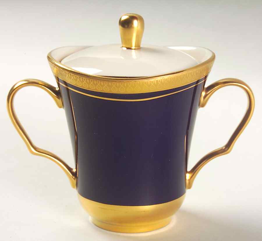 Palace Royale Sugar Bowl & Lid by Pickard-1