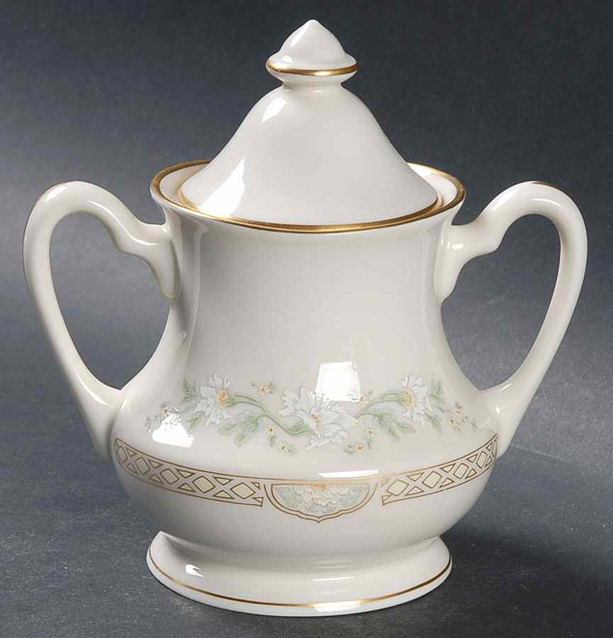 Pavilion Sugar Bowl & Lid by Pickard-1