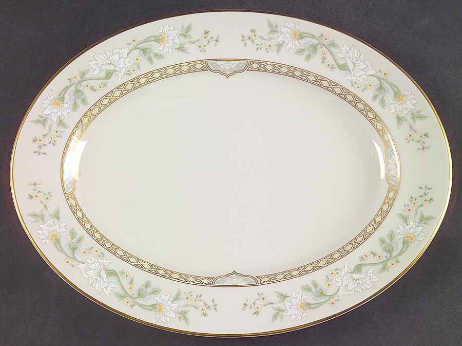 Pavilion 12" Oval Serving Platter by Pickard-1