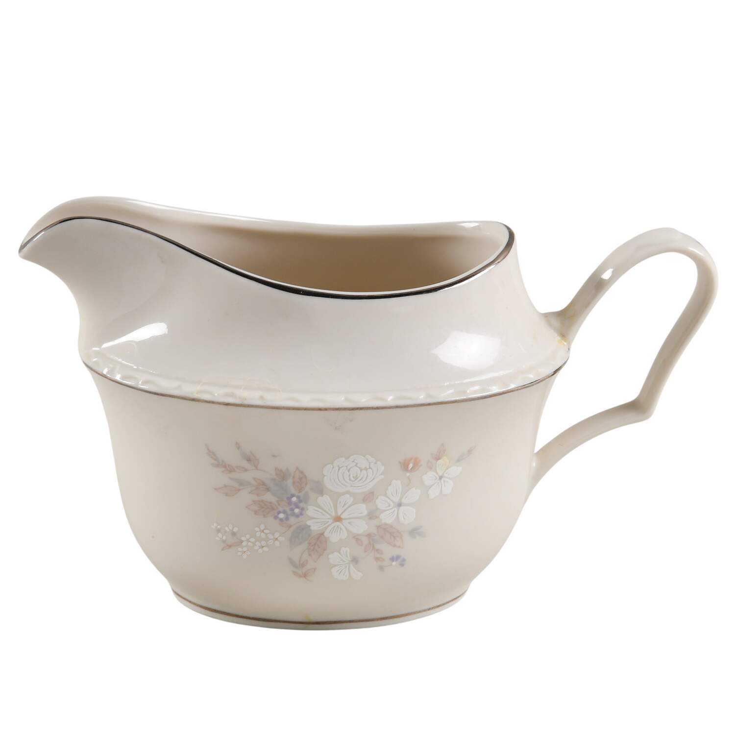Pearl Bouquet Creamer by Pickard-1