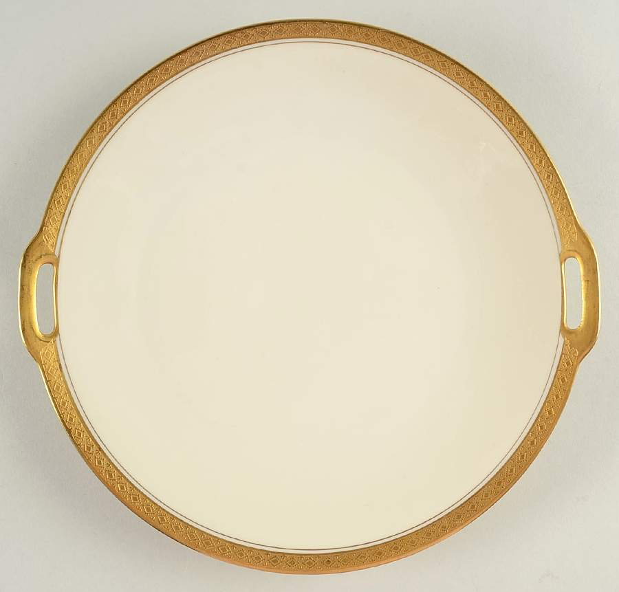PIC1 Handled Cake Plate by Pickard-1