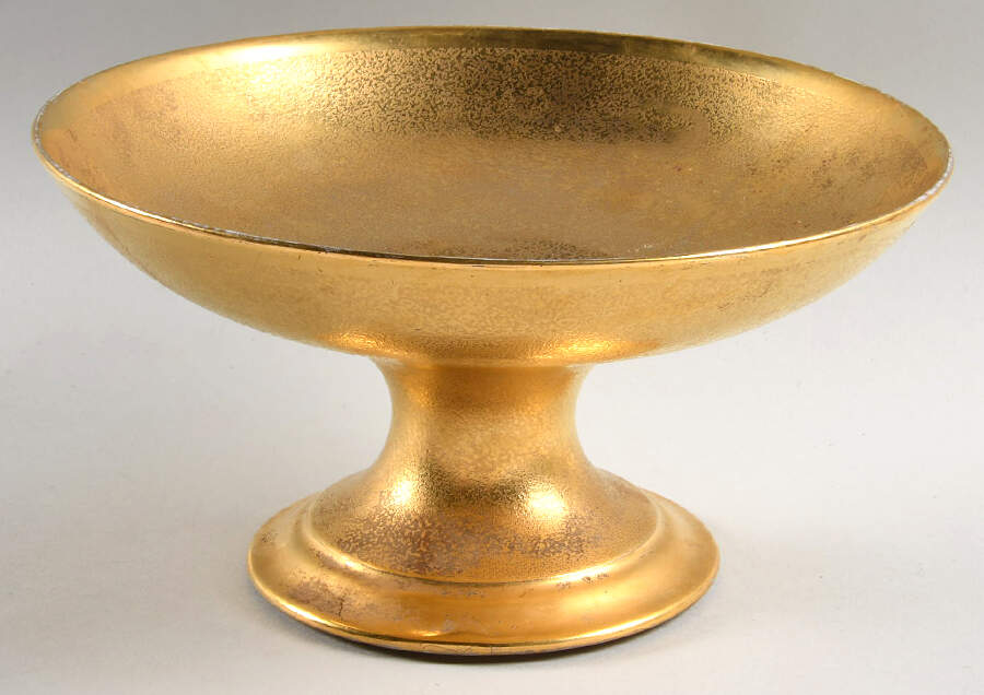 Plain Encrusted Round Compote (Height X Width) by Pickard-1