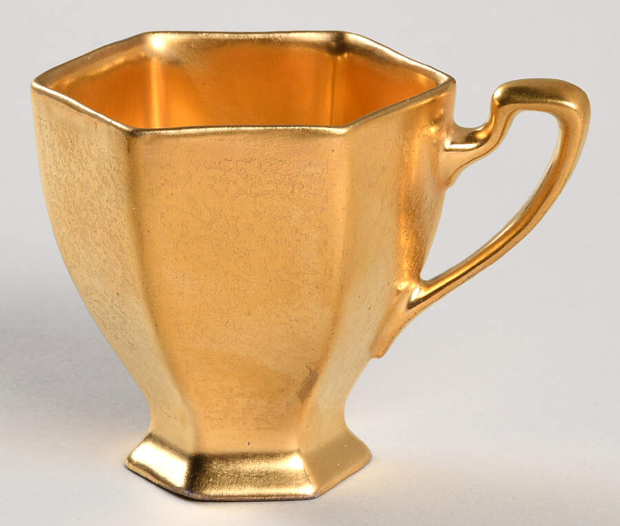 Plain Encrusted Footed Demitasse Cup by Pickard-1