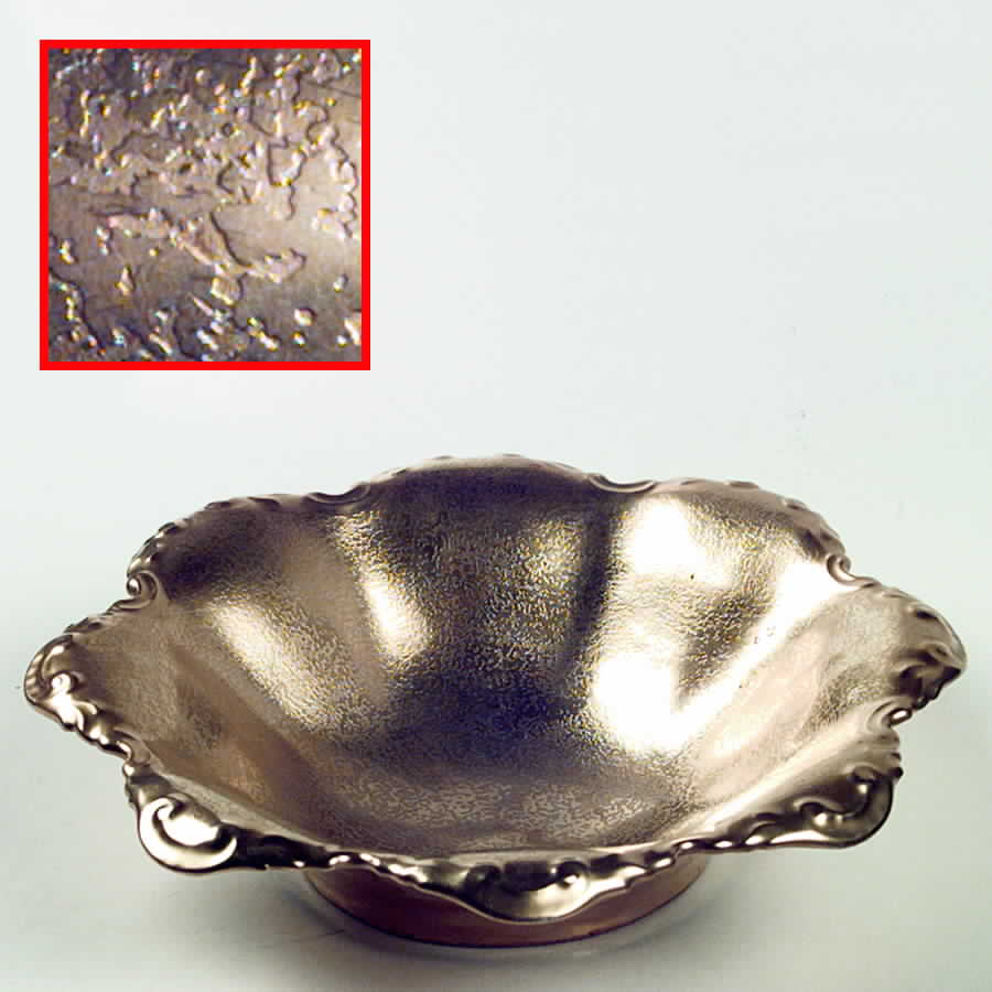 Plain Encrusted Open Candy Dish by Pickard-1