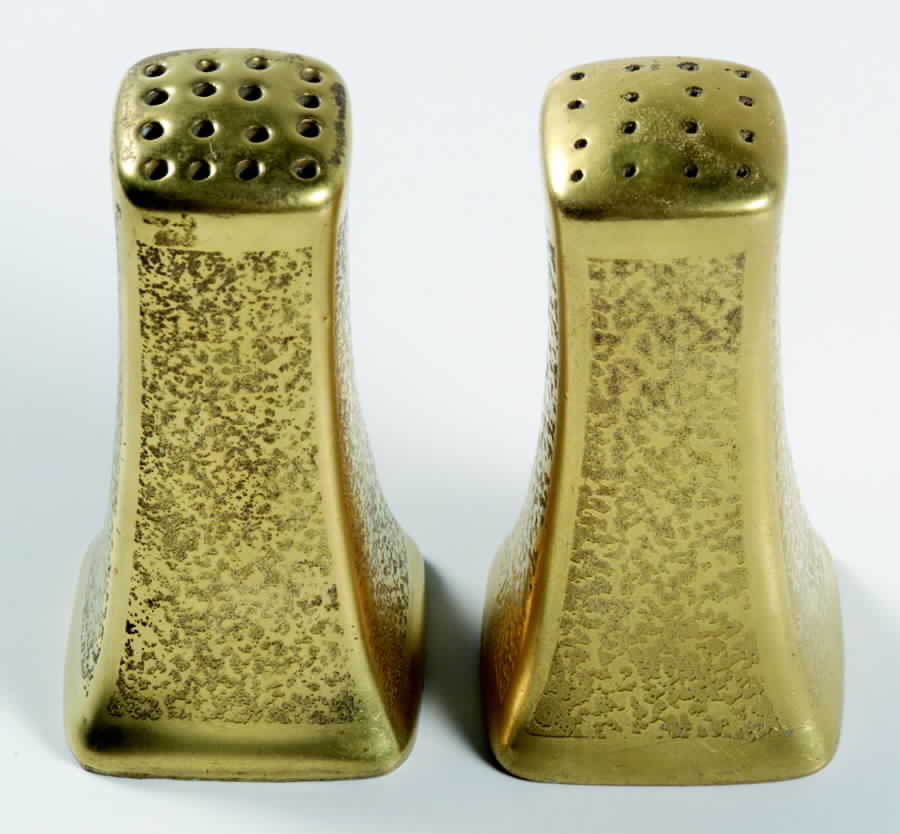 Plain Encrusted Salt & Pepper Set by Pickard-1